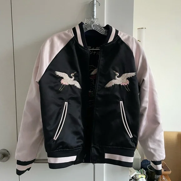 adidas | Jackets & Coats | Adidas X Rita Ora Tokyo Embroidered